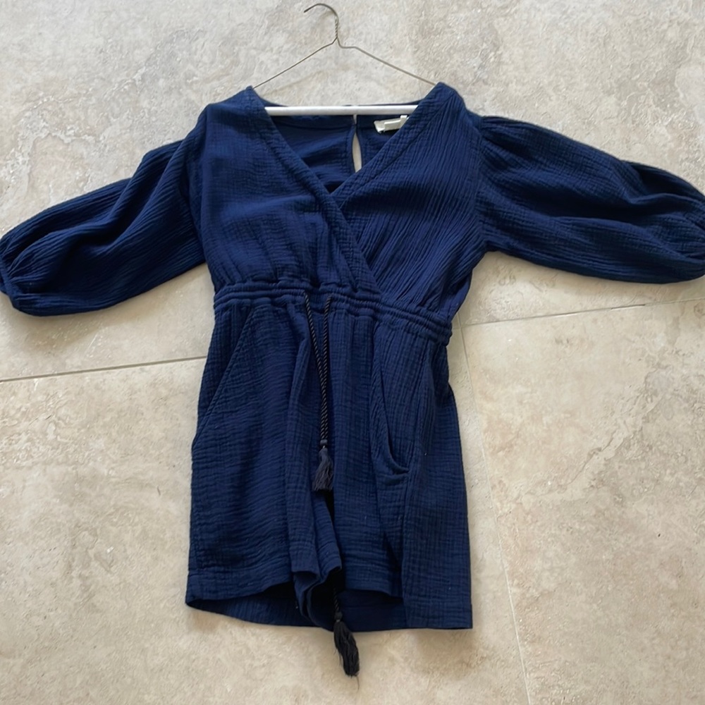Navy womens romper by anthropologie size xs